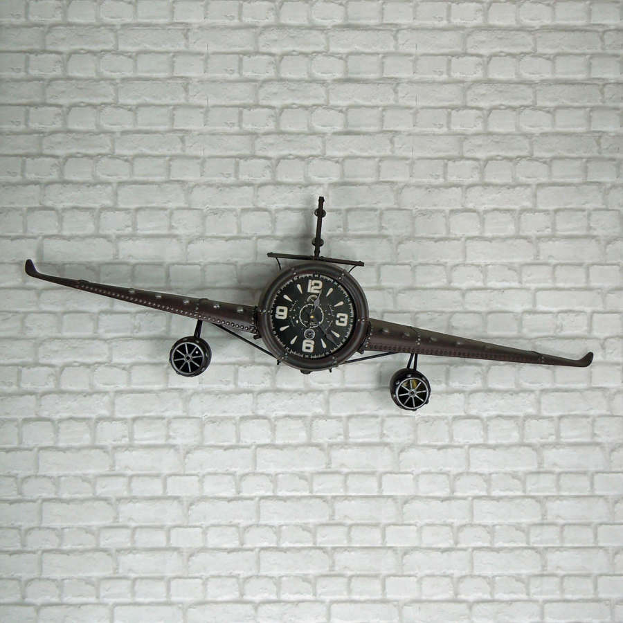 Aeroplane wall clock