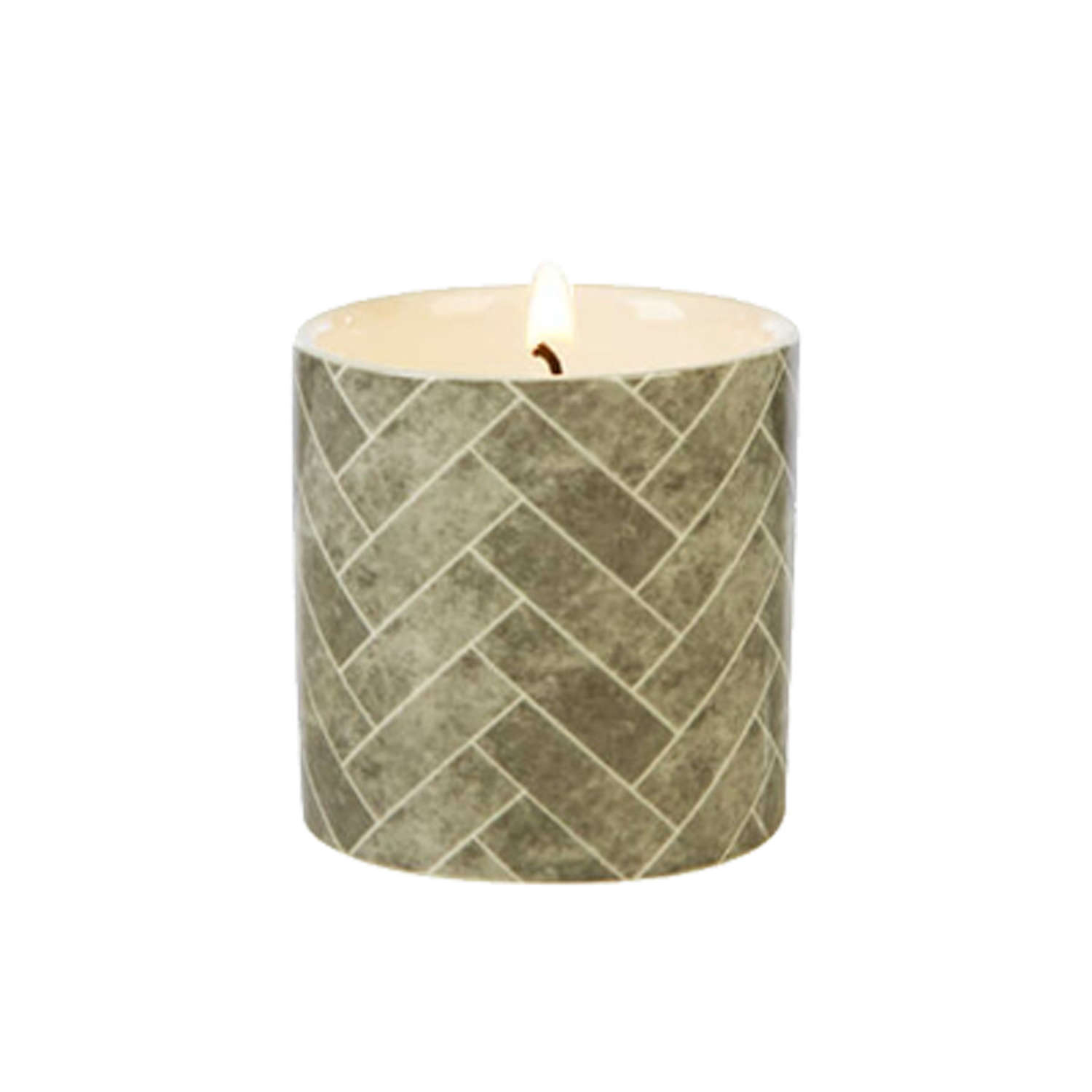 Wax Lyrical Fired Earth Earl Grey & Vetivert Ceramic Candle Votive