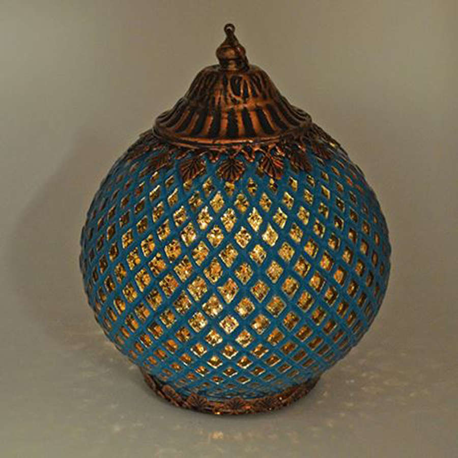 Blue LED pattern lantern