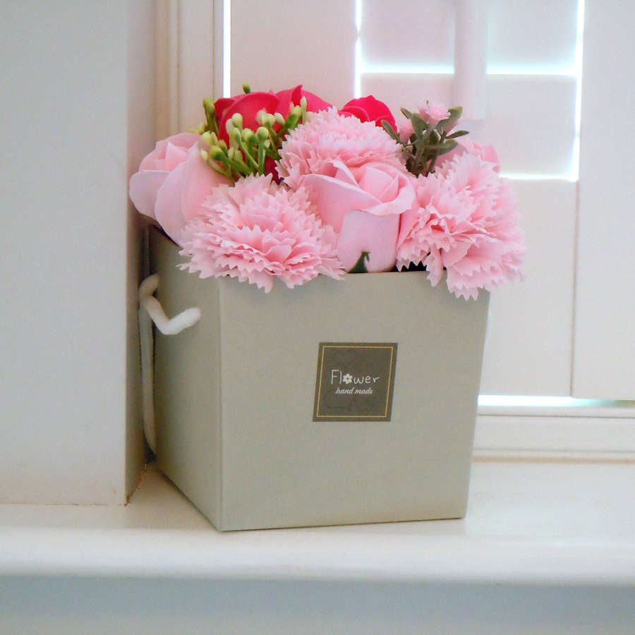 Bouquet of soap flowers