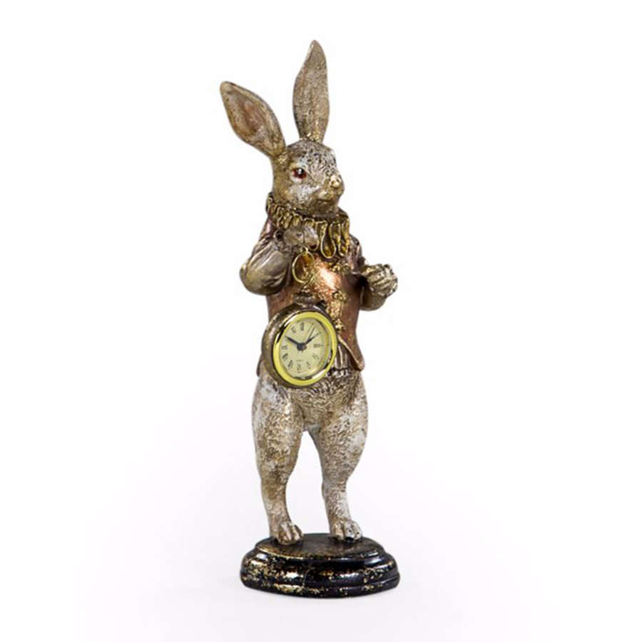 The White Rabbit Standing Clock Figure