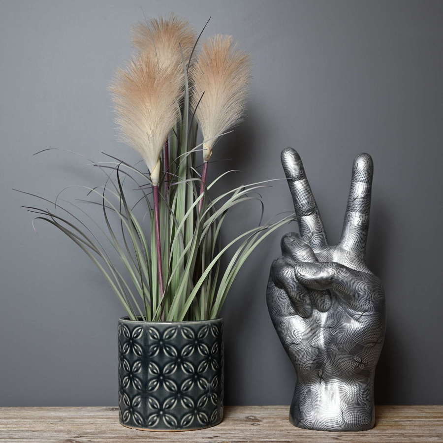 "Peace" Hand figure sculpture