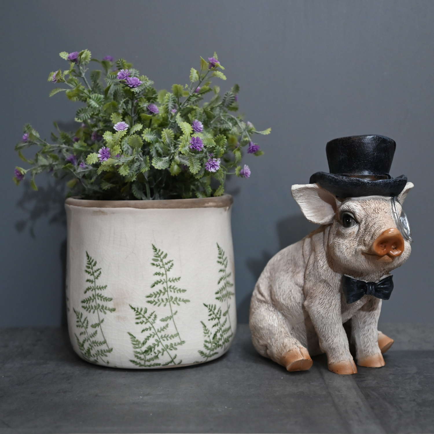 Pig With Monocle